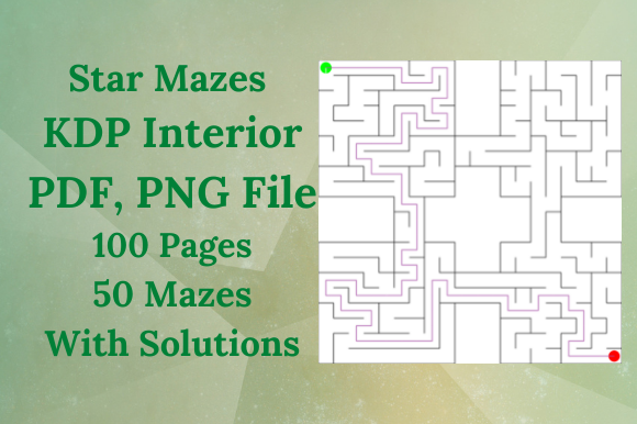 Boost Your KDP Business with Star Mazes Puzzle for Kids