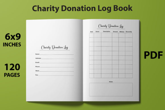Charity Donation Log Book: A Comprehensive Guide for Amazon KDP Publishers