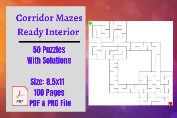 Corridor Mazes for KDP Activity: Evaluating Interior Assets for Puzzle Book Publishing