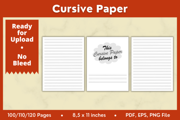 Enhance Your Low-Content Publishing with Cursive Paper