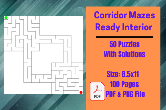 Hello and Welcome to my Lafuma Design Studio: Elevating Your KDP Portfolio with Corridor Mazes Activity Interiors
