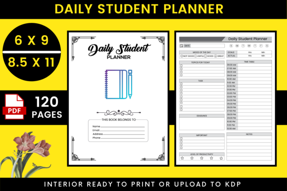KDP Daily Student Planner: A Comprehensive Tool for Academic Success