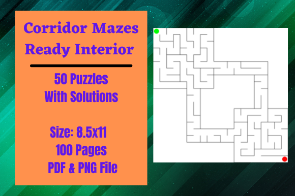 Kids Corridor Mazes Activity Interiors: A Complete KDP Resource Guide