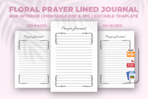 Unlocking Potential with the Floral Prayer Lined Journal KDP Interior