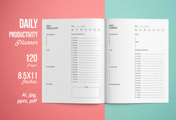 Unlocking Productivity with the Daily Productive Planner KDP Interior